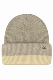 C.C Two Tone Heather Stripe Cuff Beanie Winter Hat
