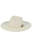 C.C Anchor Rope Trim Band Wide Brim Sun Hat