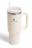 Solid Color 40oz Handle Tumbler