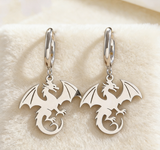Gothic Western Dragon Pendant Necklace
