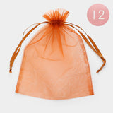 12PCS - Organza Drawstring Gift Bags