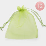 12PCS - Organza Drawstring Gift Bags