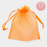 12PCS - Organza Drawstring Gift Bags