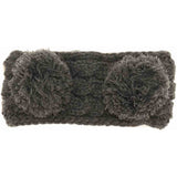 KIDS Solid Double Pom C.C Head Wrap