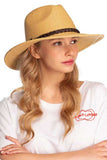 C.C Women's Straw Panama Hat Sun