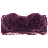 KIDS Solid Double Pom C.C Head Wrap
