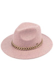 C.C Aztec Trim Vegan Felt Panama Hat
