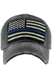 AMERICAN FLAG VINTAGE BASEBALL CAP
