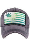 LEAF FLAG VINTAGE BASEBALL CAP