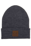 C.C Unisex Classic Basic Solid Color Beanie