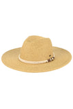 C.C Anchor Rope Trim Band Wide Brim Sun Hat