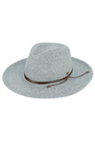 C.C Women's String Trim Band Panama Sun Hat