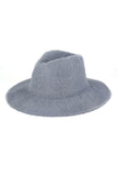 Fuzzy Palin Solid Winter Fedora Hat