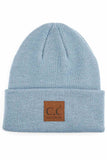 C.C Unisex Classic Basic Solid Color Beanie
