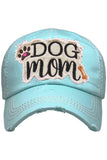DOG MOM VINTAGE BASEBALL CAP