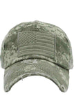 Women's American Flag Vintage Baseball Cap 4th of July