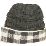 Buffalo Check C.C Beanie Tail