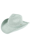 C.C Women's Terry Cloth Band Trim Cowboy Hat