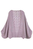 Lace Back Crochet Cardigan