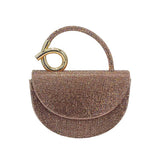 Bling Studded Top Handle Evening Crossbody Bag