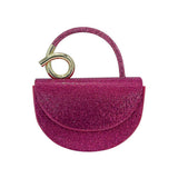 Bling Studded Top Handle Evening Crossbody Bag