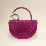 Bling Studded Top Handle Evening Crossbody Bag