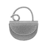 Bling Studded Top Handle Evening Crossbody Bag