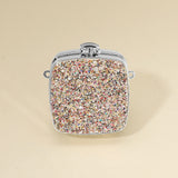Square Glitter Mini Clutch Bag Crossbody Bag
