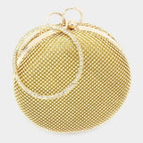 Bling Round Evening Tote / Crossbody Bag