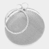 Bling Round Evening Tote / Crossbody Bag