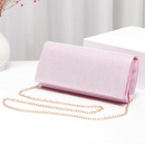Bling Solid Evening Clutch Crossbody Bag