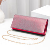 Bling Solid Evening Clutch Crossbody Bag