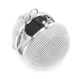 Bling Round Ball Evening Tote / Crossbody Bag