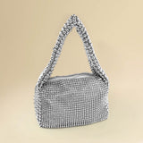 Rhinestone Bling Studded Mini Shoulder Crossbody Bag