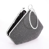 Bling Angled Evening Tote / Crossbody Bag