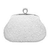 Pearl Embellished Evening Clutch Bag / Crossbody Bag