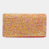 Bling Studded Evening Clutch Crossbody Bag