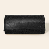 Bling Solid Evening Clutch Crossbody Bag