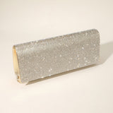 Bling Solid Evening Clutch Crossbody Bag