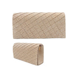 Quilted Sparkly Clutch Bag / Crossbody Bag