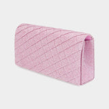 Quilted Sparkly Clutch Bag / Crossbody Bag