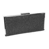 Bling Solid Flat Evening Clutch / Crossbody Bag