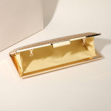 Bling Solid Flat Evening Clutch / Crossbody Bag