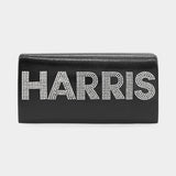HARRIS Bling Studded Metallic Clutch Bag / Evening Crossbody Bag