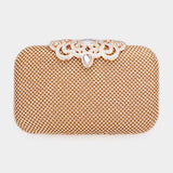 Stone Embellished Evening Tote / Clutch / Crossbody Bag