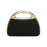 Shimmering Structured Evening Clutch Crossbody Bag
