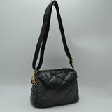 Quilted Puffer Crossbody Bag Shoulder Purse with Adjustable Strap