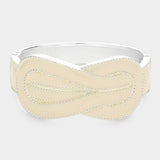 Hinged Enamel bracelet