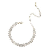 Rhinestone Paved Chain Evening Bracelet