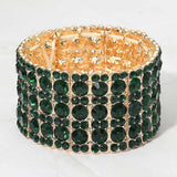 Rhinestone Crystal Stretch Evening Bracelet